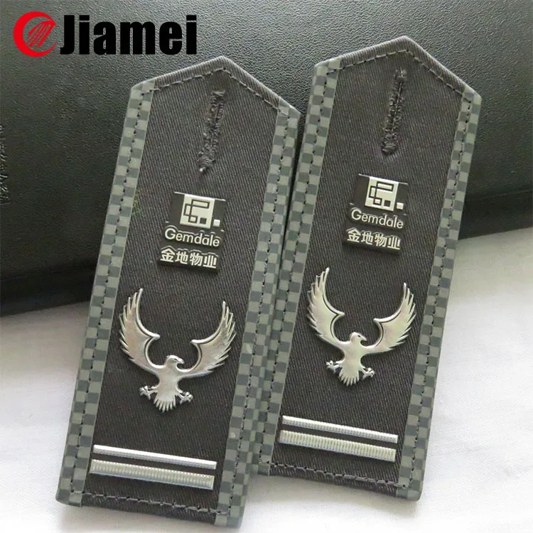 Custom Uniform Silicone Rank Military Shoulder Epaulet JM-LH-0156N Eco-friendly CN;JIA JIAMEI 3-5 Working Days Free 300