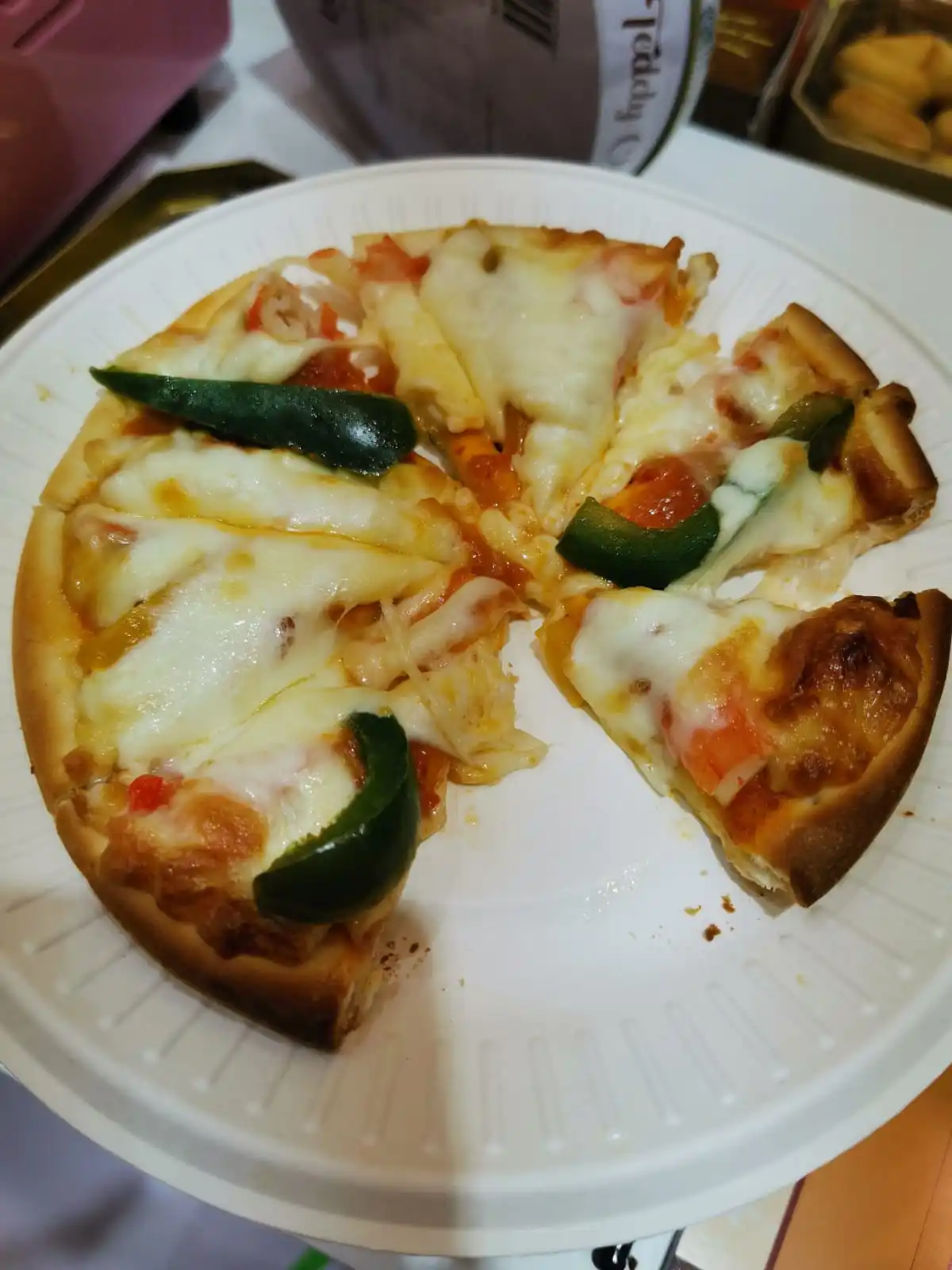 
Singapore Normal Snack Frozen Mixed Blended Taste Hawaiian Baked Mushroom Spinach Round Pizza In Boxes 