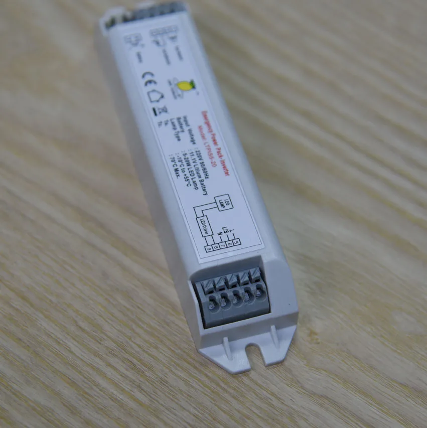 
led emergency lighting module for 5-20W LED light including ermgency converter and Li-ion battery 