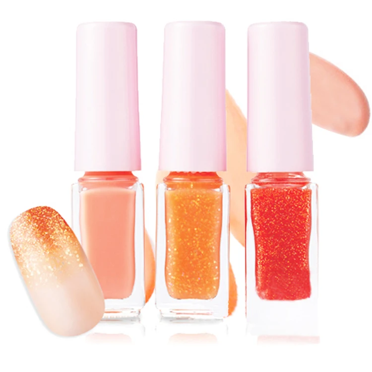 Brand Nail Polish 3pcs set Quick Dry Gradual Change Vernis Nail Polish Lot Glitter Colorful Nail