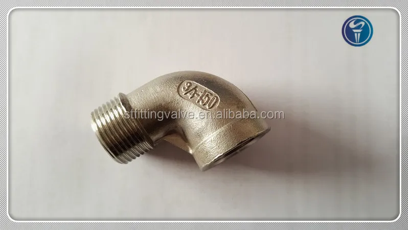 
stainless steel 304 cast pipe fitting,90 degree street elbow,1/2