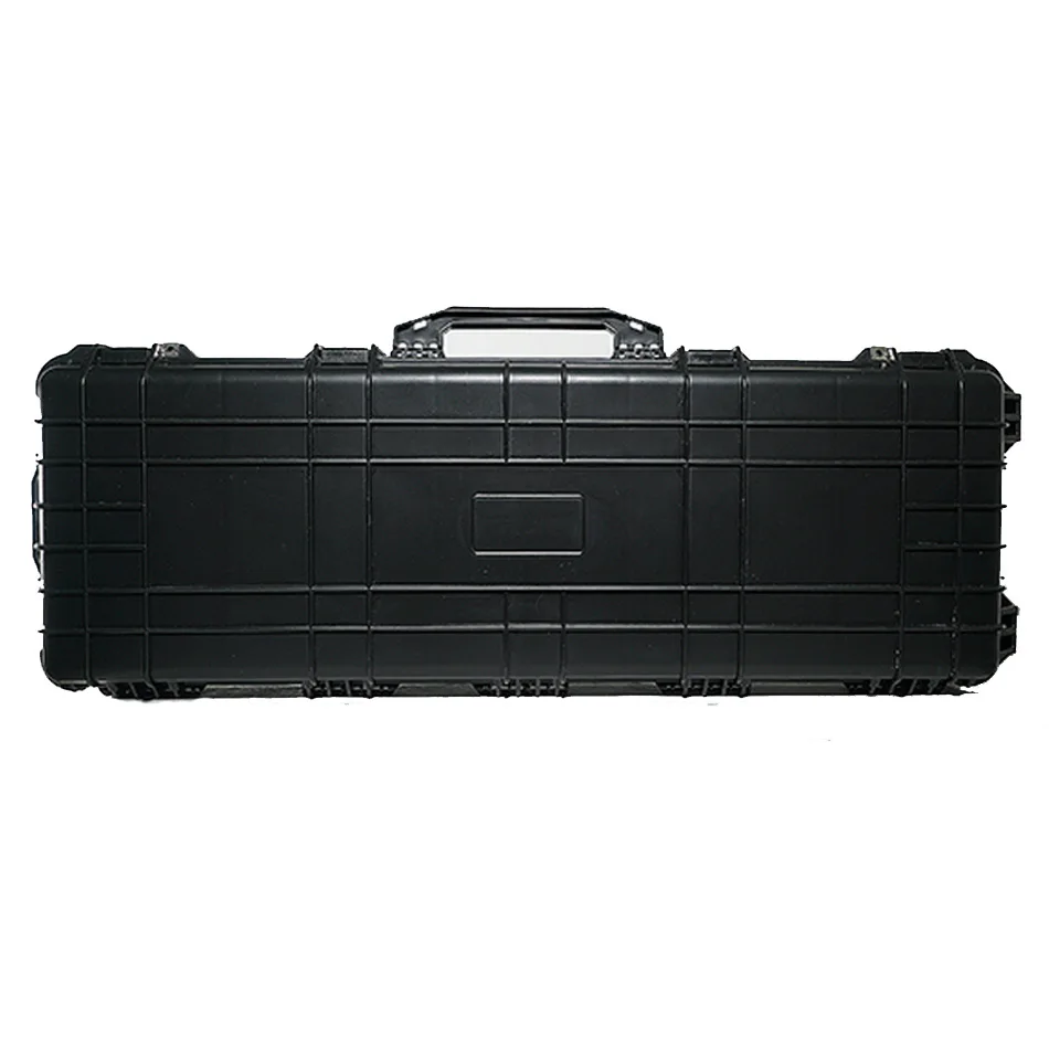 Hard plastic hunting bow case with customized foam
