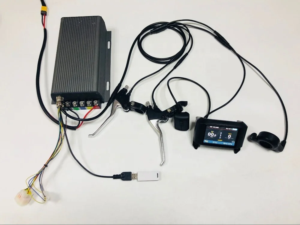 Ncyclebike CE approved 3000w ebike wheel kit with sabvoton sine wave programmable controller