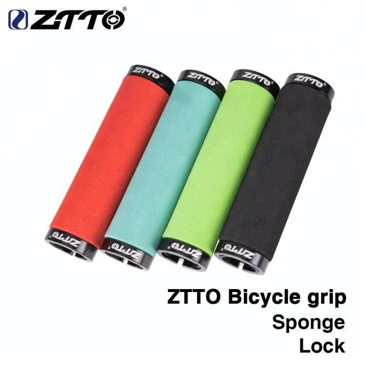 ZTTO sponge Durable Shock-Proof Anti-Slip Grips for MTB Mountain Bike Folding Bicycle Fixed Gear BMX with Bar Plug AG-36