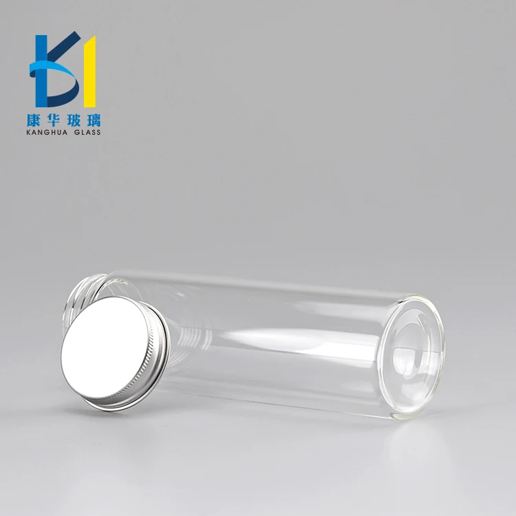 Large Capacity Clear Glass vial 150 ml Glass Vial For Candy 50ml 80ml