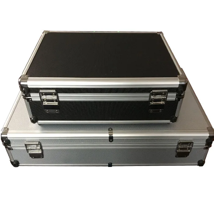 
2018 new fashion aluminum cd case with cut out foam insert 