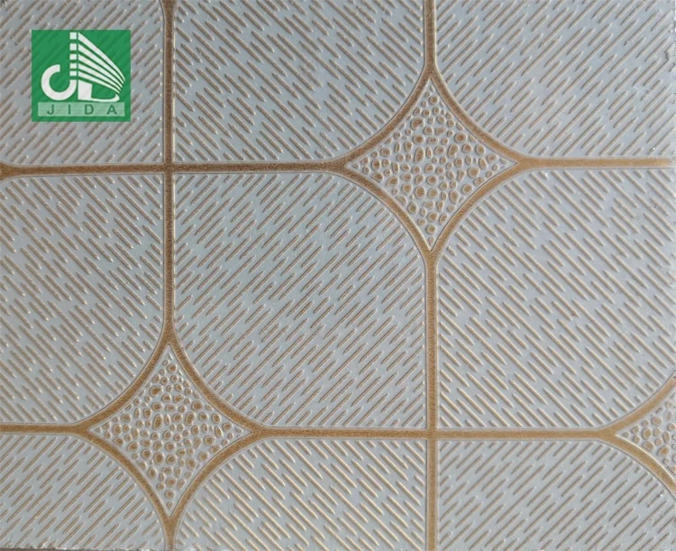 ПВХ гипсовая потолочная плитка, украшение для дома, звукостойкая ПВХ гипсовая доска, подвесной потолок