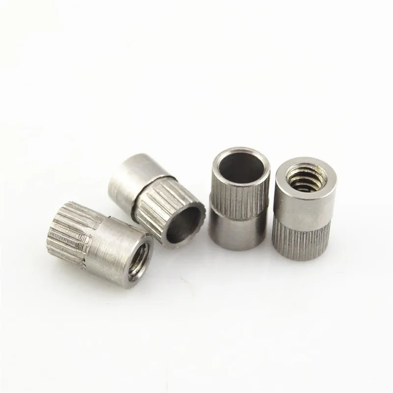 Customized CNC Turning Lathe Steel Thread Barrel Parts stainless steel bushing