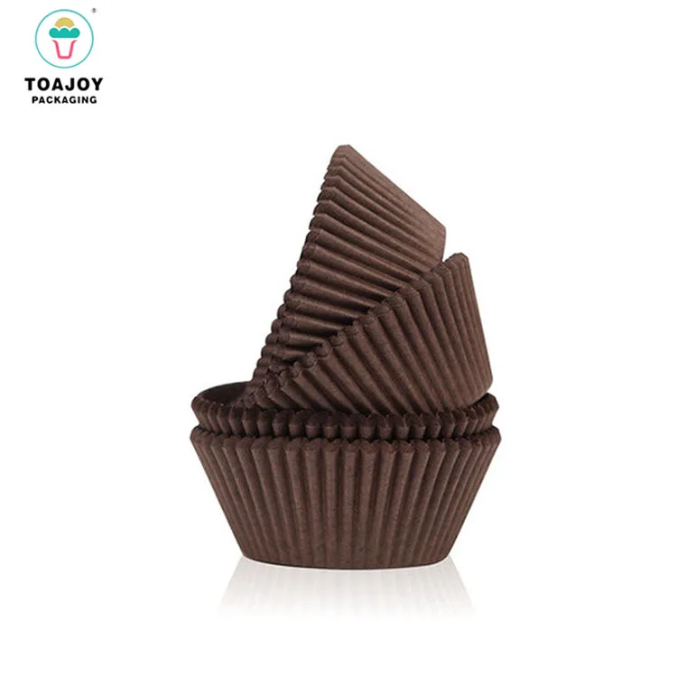Биоразлагаемая коричневая бумага для выпечки, Термостойкая Бумага для чашек и тортов