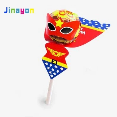 Jinayon Customized Superhero Princess Little Mermaid Party Supplies Candy Lollipop Paper Box for Children