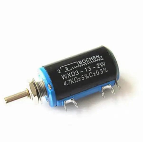 WXD3-13-2W 1K/2.2K/3.3K/4.7K/10K/22K/47K/100K precision multi - turn potentiometer sliding rheostat wirewound potentiometer