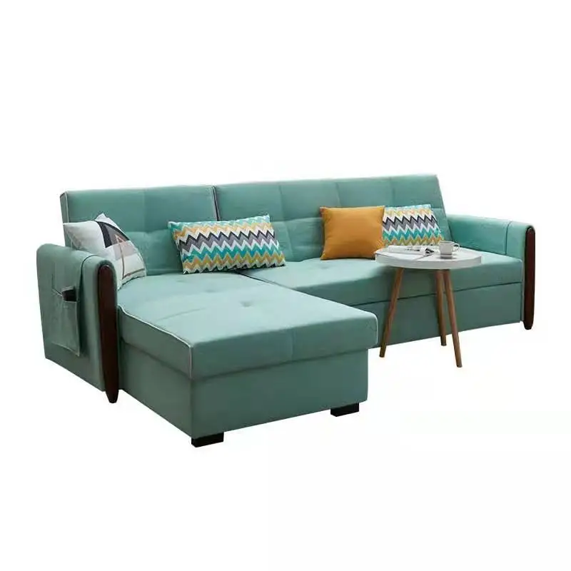 Modern design Living room best fabric corner sofa bed sofa come bed folding furniture with storage