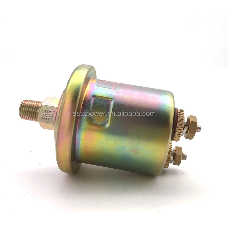Датчик давления масла 100PSI 2pin одиночный датчик 0-100PSI ES2P100-1/8NPT