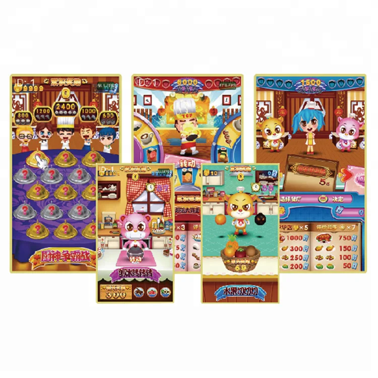 Вкусная еда и изысканной гостевой дети монетами лотерея машина бинго для продажи