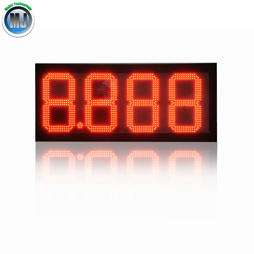 
Outdoor Waterproof 12 inch 7 segment led fuel price display 