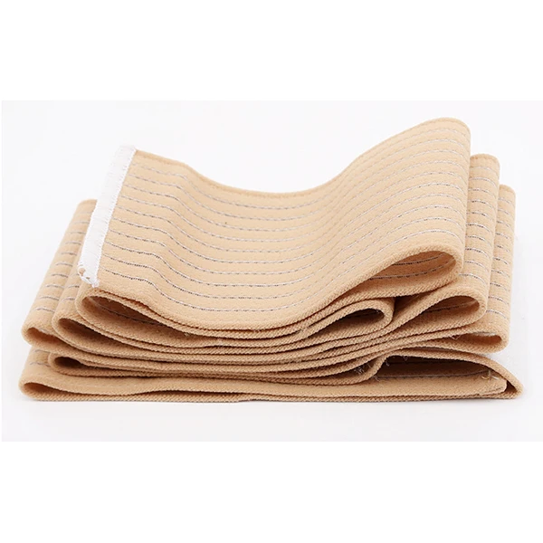 Weight lifting gym bandage brace adjustable knee support straps