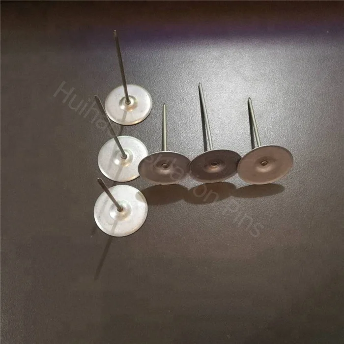 Cup Head Pin  GI Steel Perforated Rock wool Pins Insulation Fastener Applied Ductwork