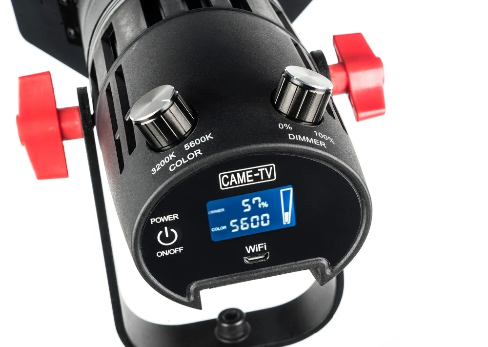 3 PCS CAME-TV Boltzen 55w Film Shooting Fresnel Fanless Focusable Video LED Lights Studio Spot Light Bi-color
