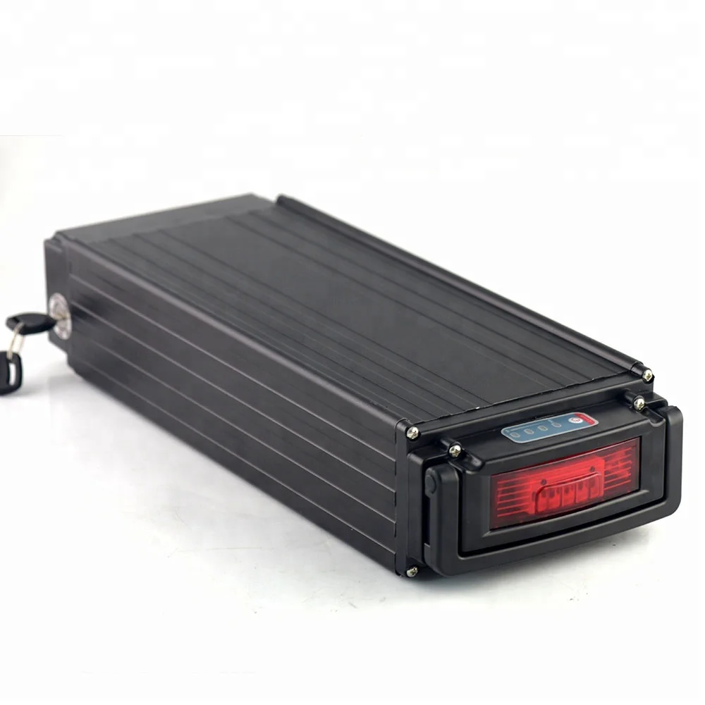 Rear rack 48v 30ah lithium ion battery pack for electric bike motor 1500w