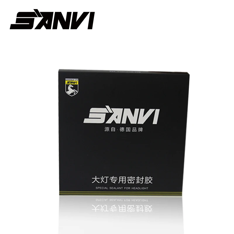 Black Snake Butyl Synthetic Rubber Glue Auto Headlight Headlamp Retrofit Adhesive Sealant 9.5mm *4.57M Car Styling Modifying