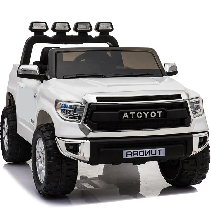 Детский электрический внедорожник tundra с дистанционным управлением, детский пикап, лицензированный самосвал, автомобили с аккумулятором для детей