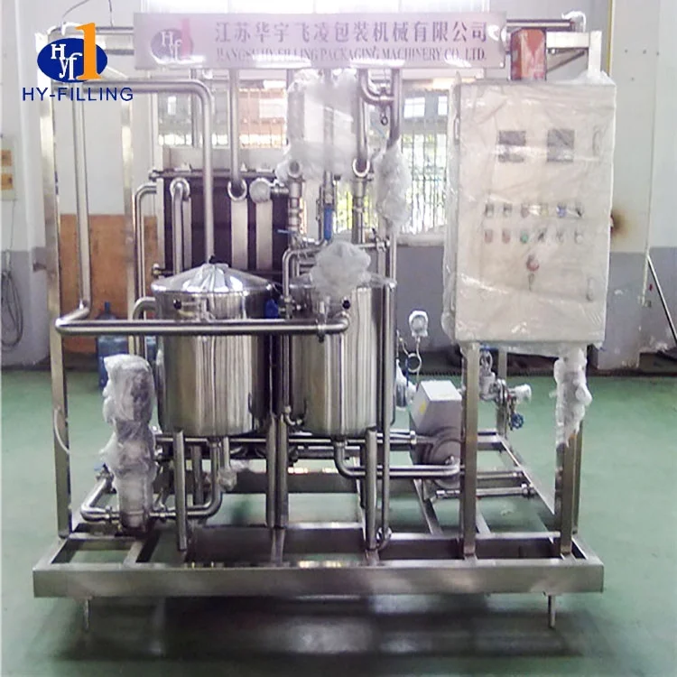 Dairy  Plant Equipment UHT milk filling machine with PE bottles