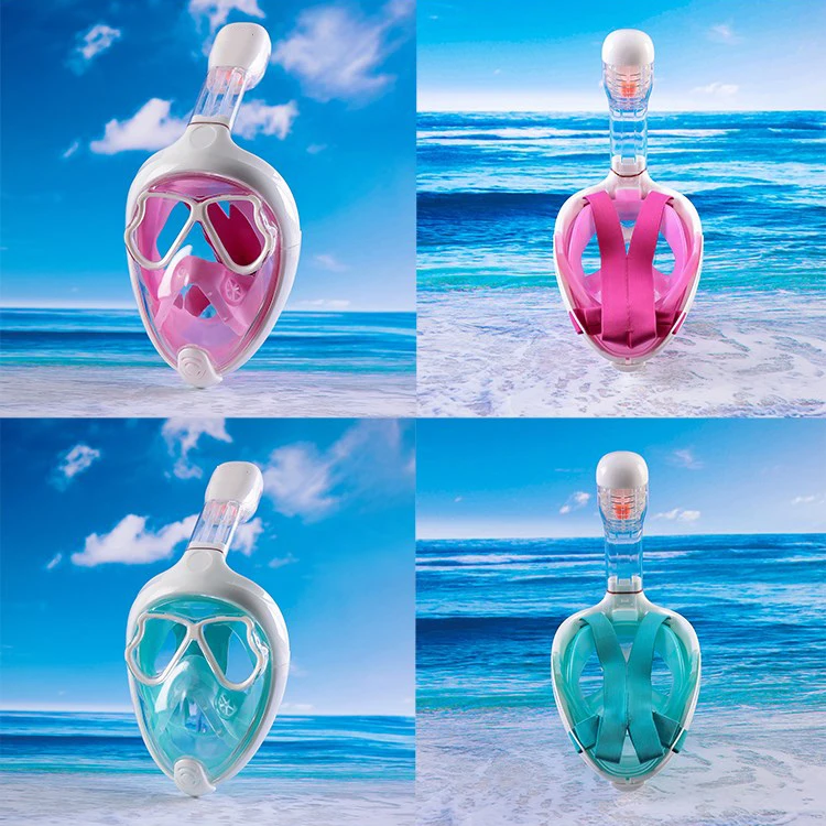 Full face mask Diving mask + snorkeling tube,Diving Snorkeling Freediving Mask Snorkel