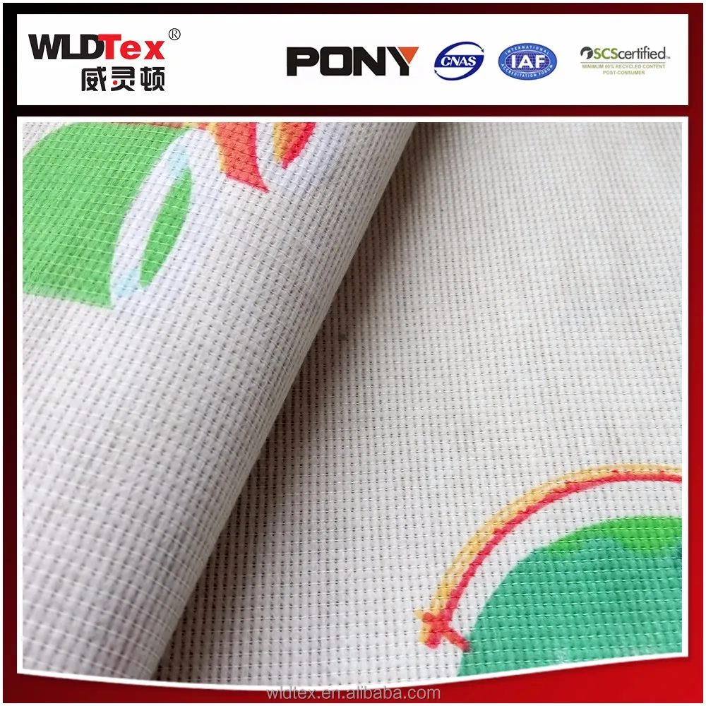 Качество первенство 100 переработанных перфорированная стеганая ткань полиэстер