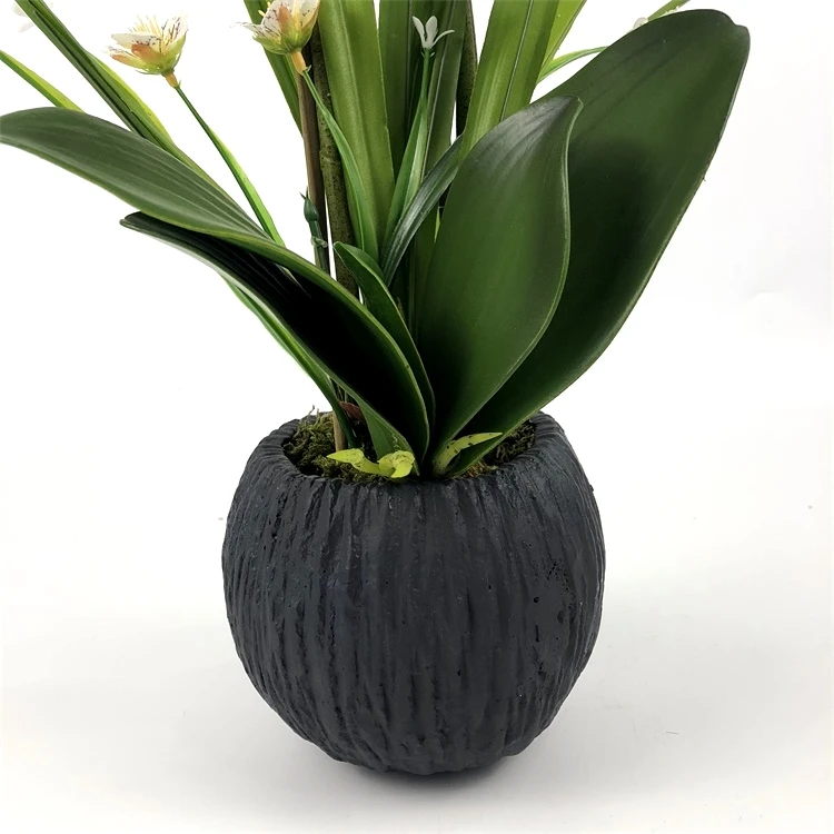 Wholesale Phalaenopsis Orchid Flower High quality Orchid Artificial Bonsai Phalaenopsis Orchid Set Real Touch Flowers