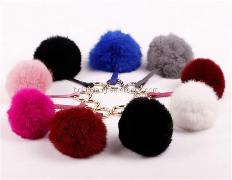 Китайский мех енота шары / черный кролик меховая шапка / сумка мех пом аксессуары