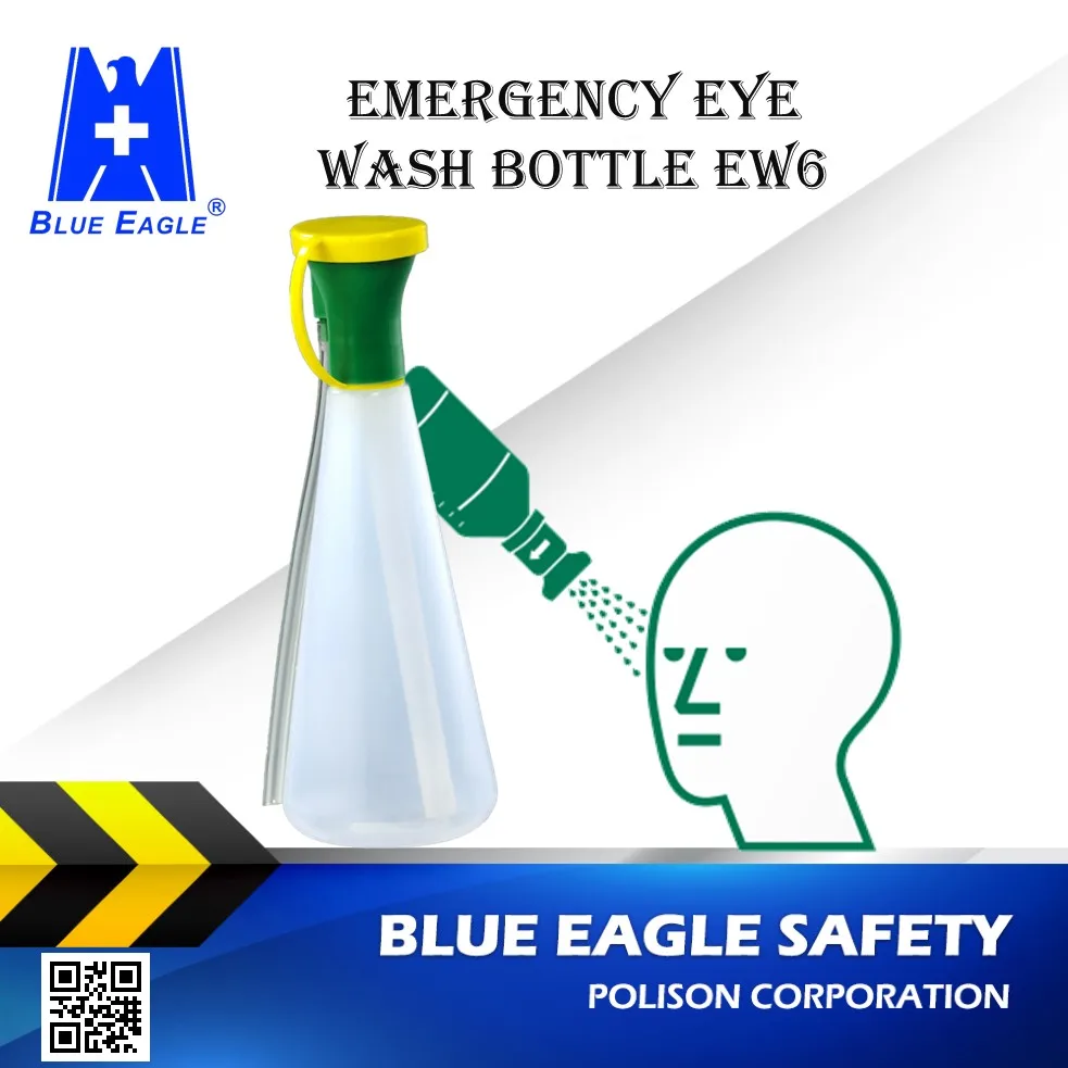 Blue Eagele Safety EW6 Portable Emergency Eye Wash Bottle