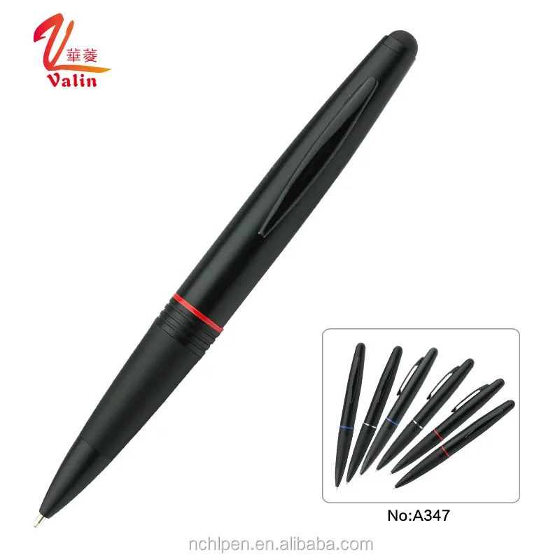 Горячая Распродажа, металлическая шариковая ручка с логотипом на заказ, Черный Стилус, перекрестная ручка, заправка