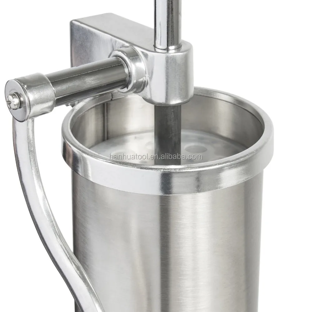 3,0 кг ручной колбасный шприц, вертикальный наполнитель колбасы из нержавеющей стали