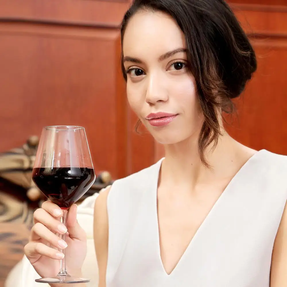 Unbreakable Wine Glasses BPA-free Dishwasher-safe 20 oz 100% Tritan Plastic Shatterproof Wine Glasses