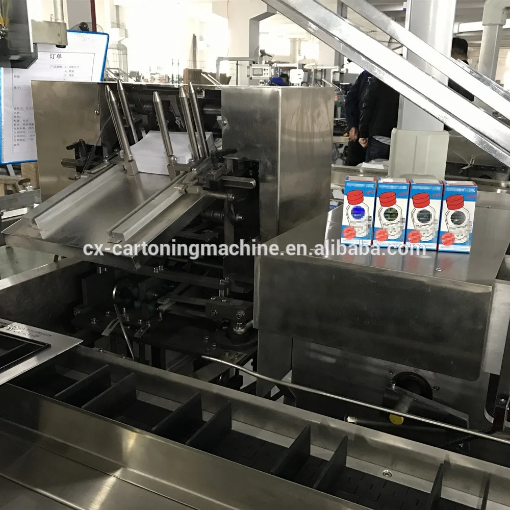 Automatic High Speed Horizontal Intermittent Cartoning Machine For Vials, Sachet, Bottle, Tube