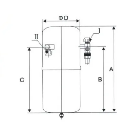 High Quality CWC Vertical Type Liquid Receiver