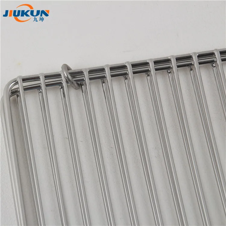 Stainless Steel BBQ Net Fish Meat Hamburg Net Barbecue Nets Grill Mesh Wire