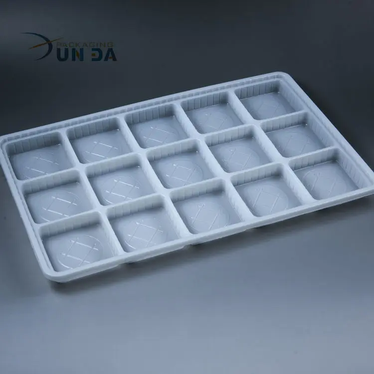 
Disposable Large Shallow Cookies Biscuit Plastic Inner Packaging Tray 