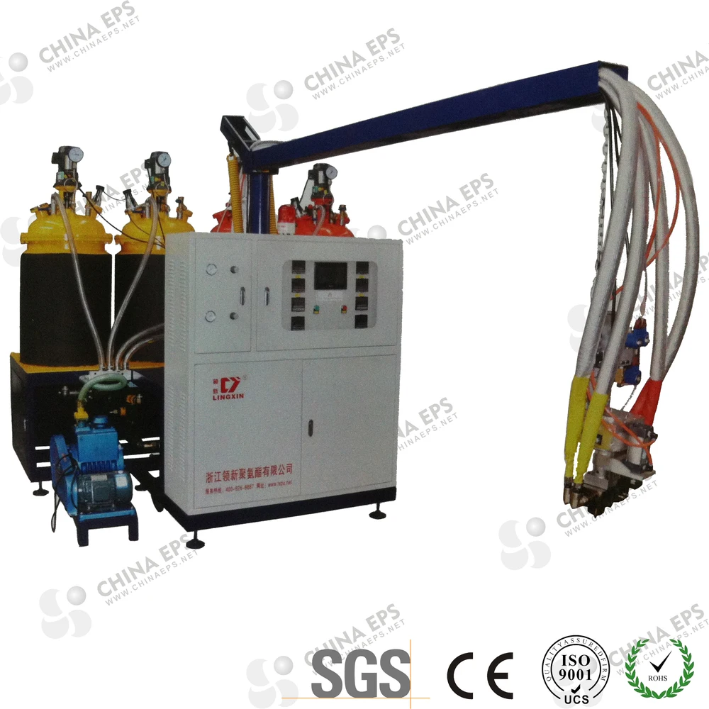 китай горячей продажи двух компонентов термопластичных tdi+moca эластомер отливной машины для pu рукав