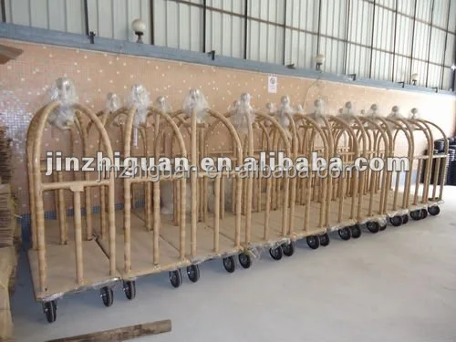 Stainless steel hotel luggage trolley/baggage carts (X-109)