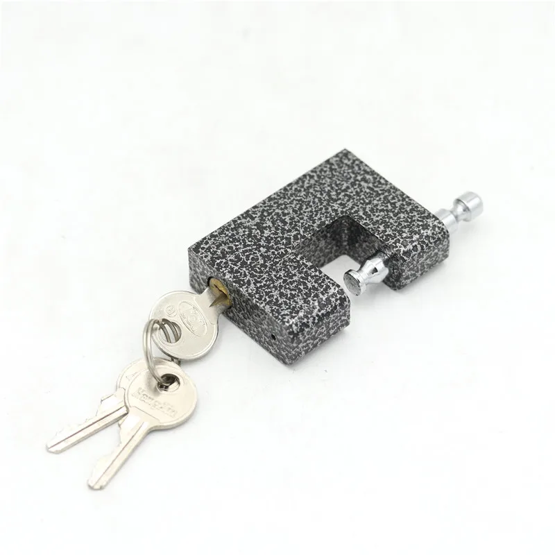 
New Coming Plastic Cover Iron/Brass Cylinder Black Safety Padlock Lockout Size 60-80-90mm 