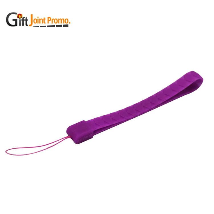 
Custom Logo Printed Colours Silicone Lanyard for Mobile Phone 