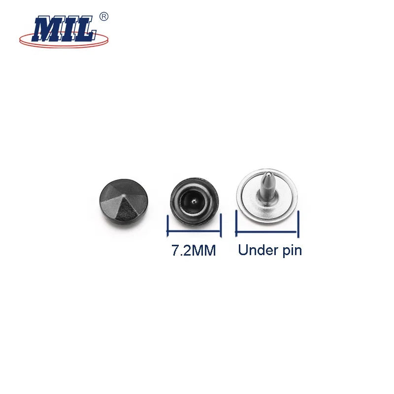 Wholesale Gold Zinc Alloy Denim Custom Jeans Rivet Buttons For Clothes