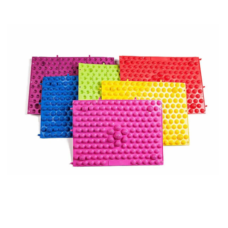 
Plastic Acupressure Mat Spike Body Massage Mat for Stress Foot Pain Relief 