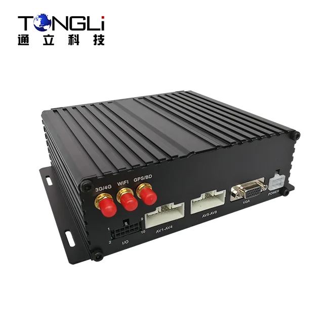 
AHD 720P 8 Channel MOBILE DVR WITH 3G 4G GPS WIFI Optional for Bus CCTV System 
