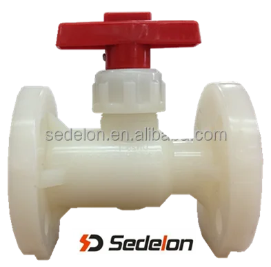 
Flange End PVDF Ball Valve with Lever operated 