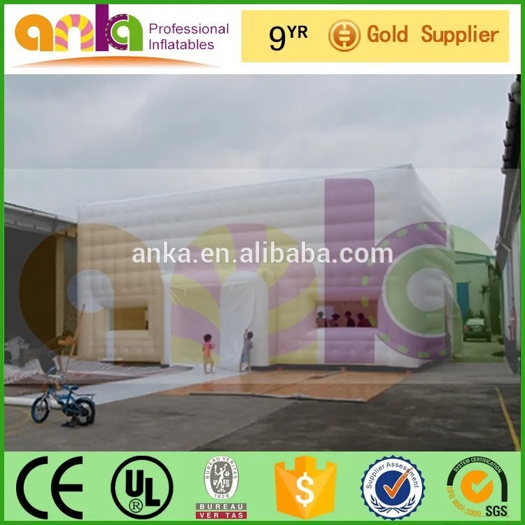 Лучшие продажи замечательный большой надувной куб палатка для кока-кола