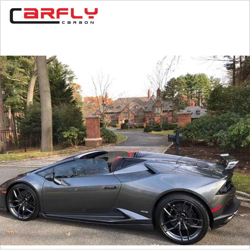 Carbon Fiber Side Skirts For lamborghini Huracan body kit