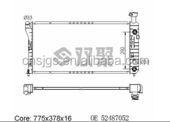 Car Radiator for Buick52487052