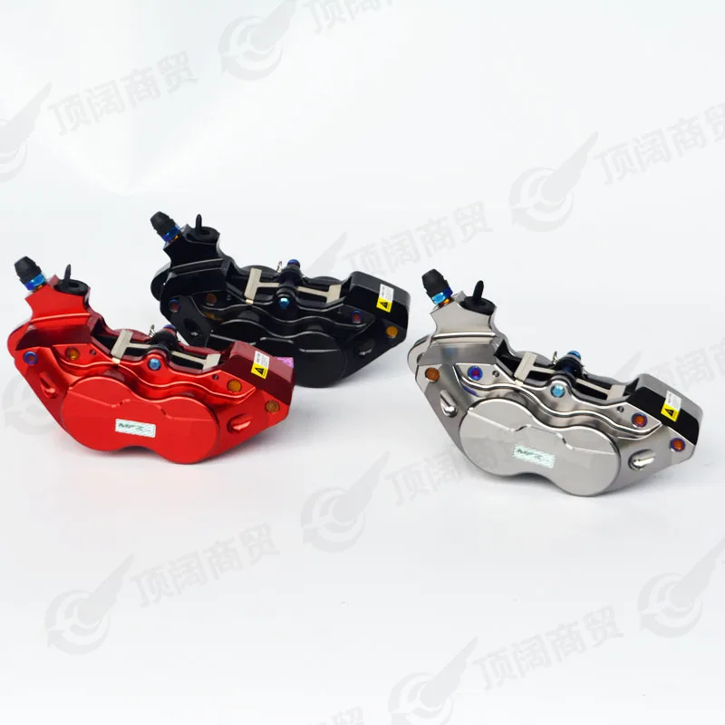Mfz-morse four-piston caliper CNC forged piston downpump caliper sport competitive brake CF01S